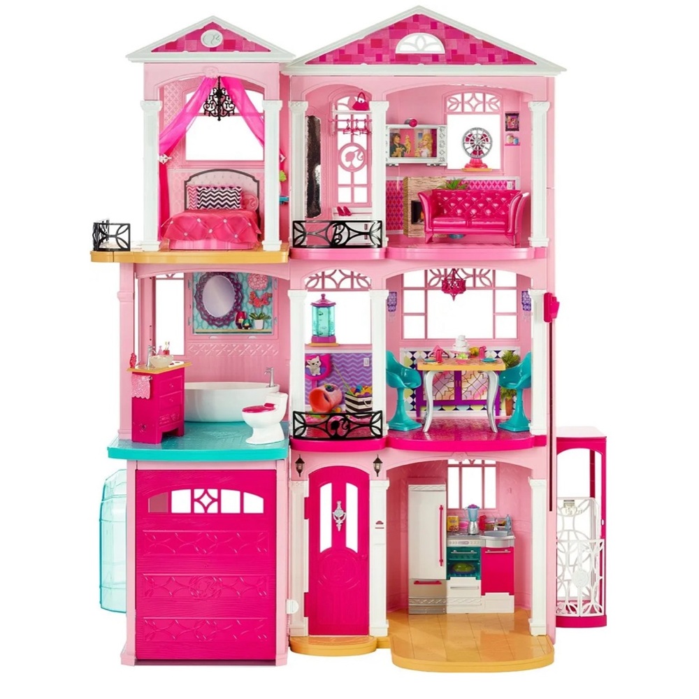 Barbie Dreamhouse Furnished 3 Story Dollhouse